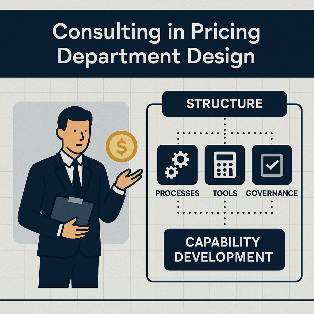 Consulting in Pricing Department Design